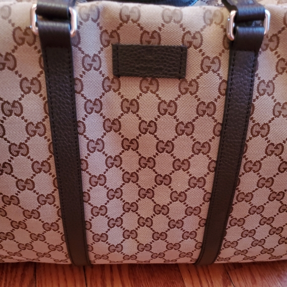 Gucci Monogram Boston Duffel Bag👜 - Picture 14 of 16